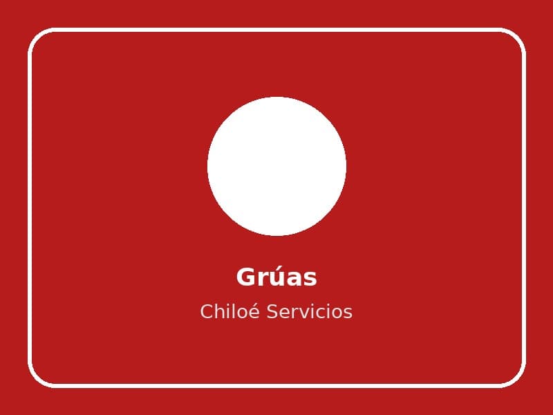 Grúas y Remolque — René Tapia Castro