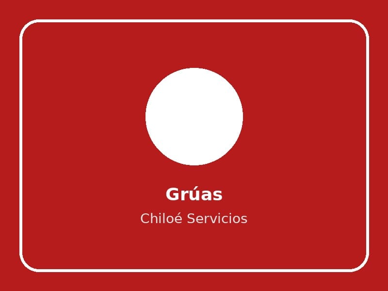 Grúas y Remolque — René Tapia Castro